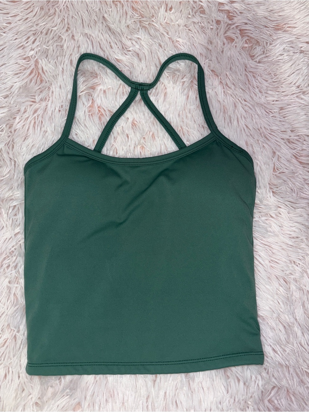 Women’s Strappy Tank Top - Dark Green